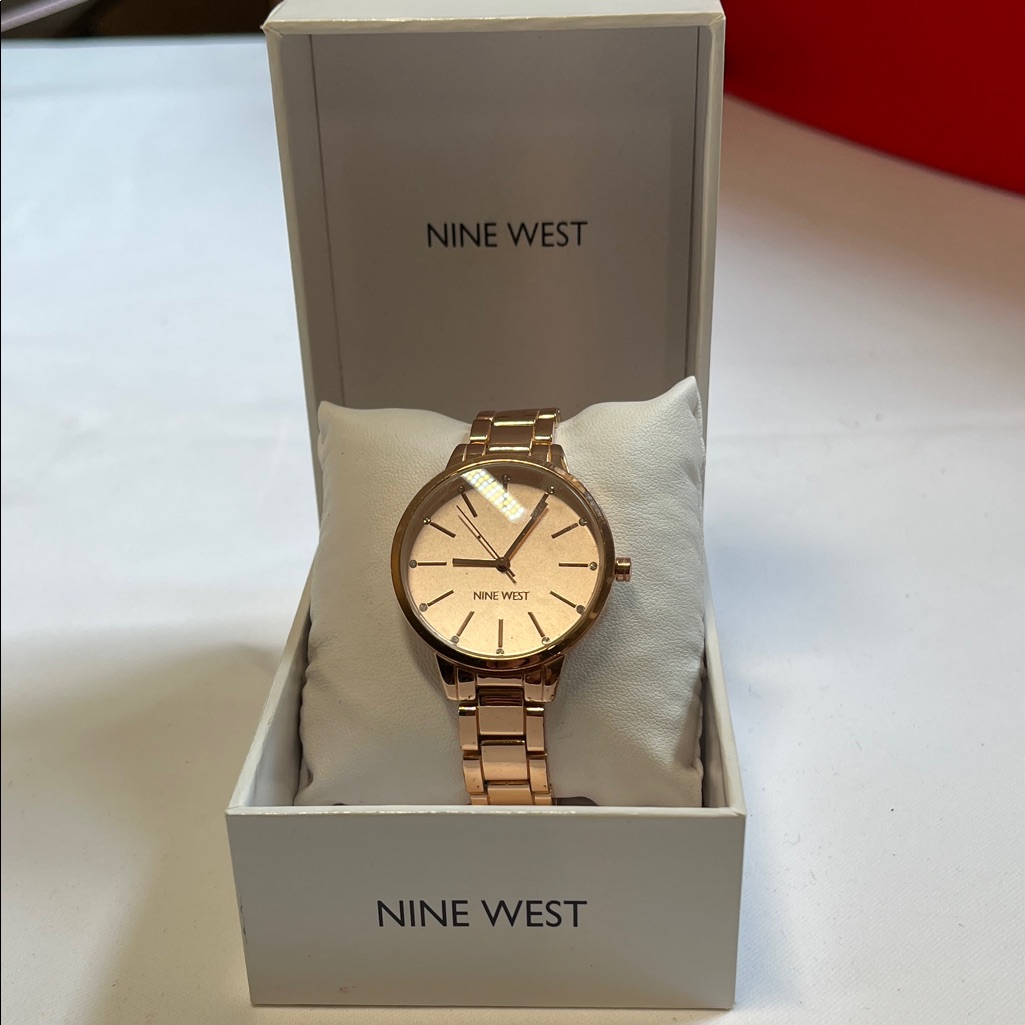 Nine West Metallic Rose Timepiece Nine West Metallic Rose Timepiece